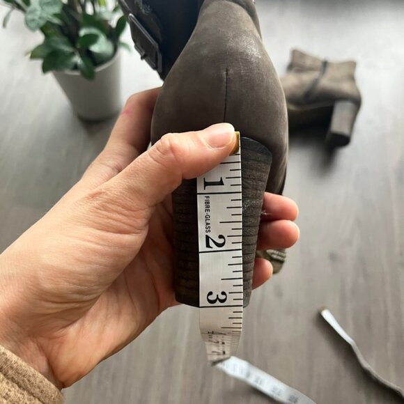 Gabor Brown Suede Ankle Booties - Picture 8 of 10